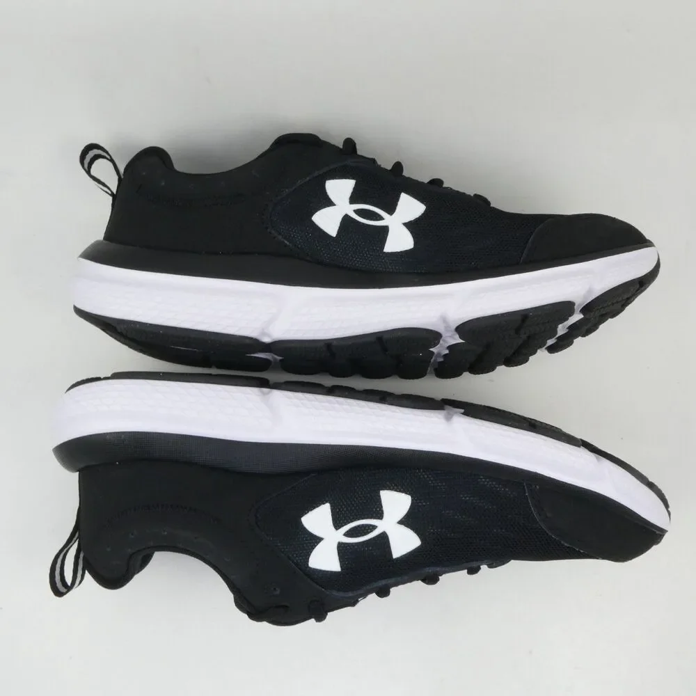 Under Armour Women’s US 8.5 Charged Assert 10 Athletic Shoes Sonar Black White